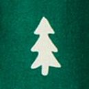 Adult Holiday Flannel Pajama Pants in Happy Trees on Green - swatch