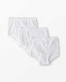Classic Unders In Organic Cotton 3-Pack in White - main