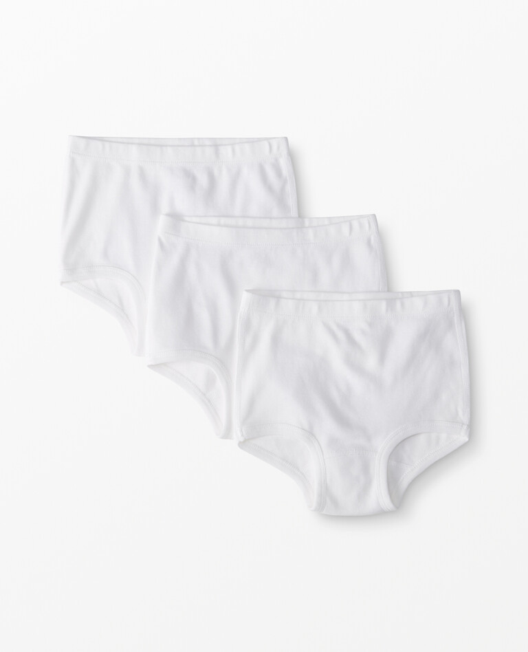 Classic Unders In Organic Cotton 3-Pack in White - main