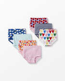 Classic Unders In Organic Cotton 7-Pack in Girls Stripe/Solid/Print Pack 2022 - main