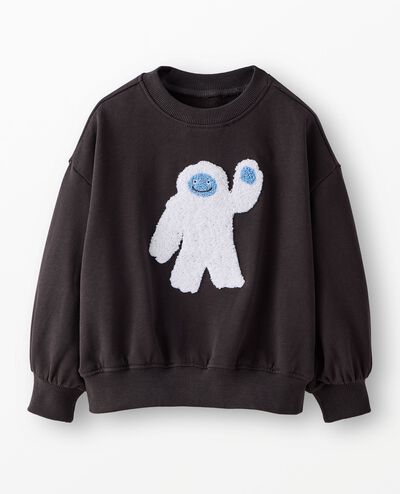 Holiday French Terry Graphic Sweatshirt in Abominable - main