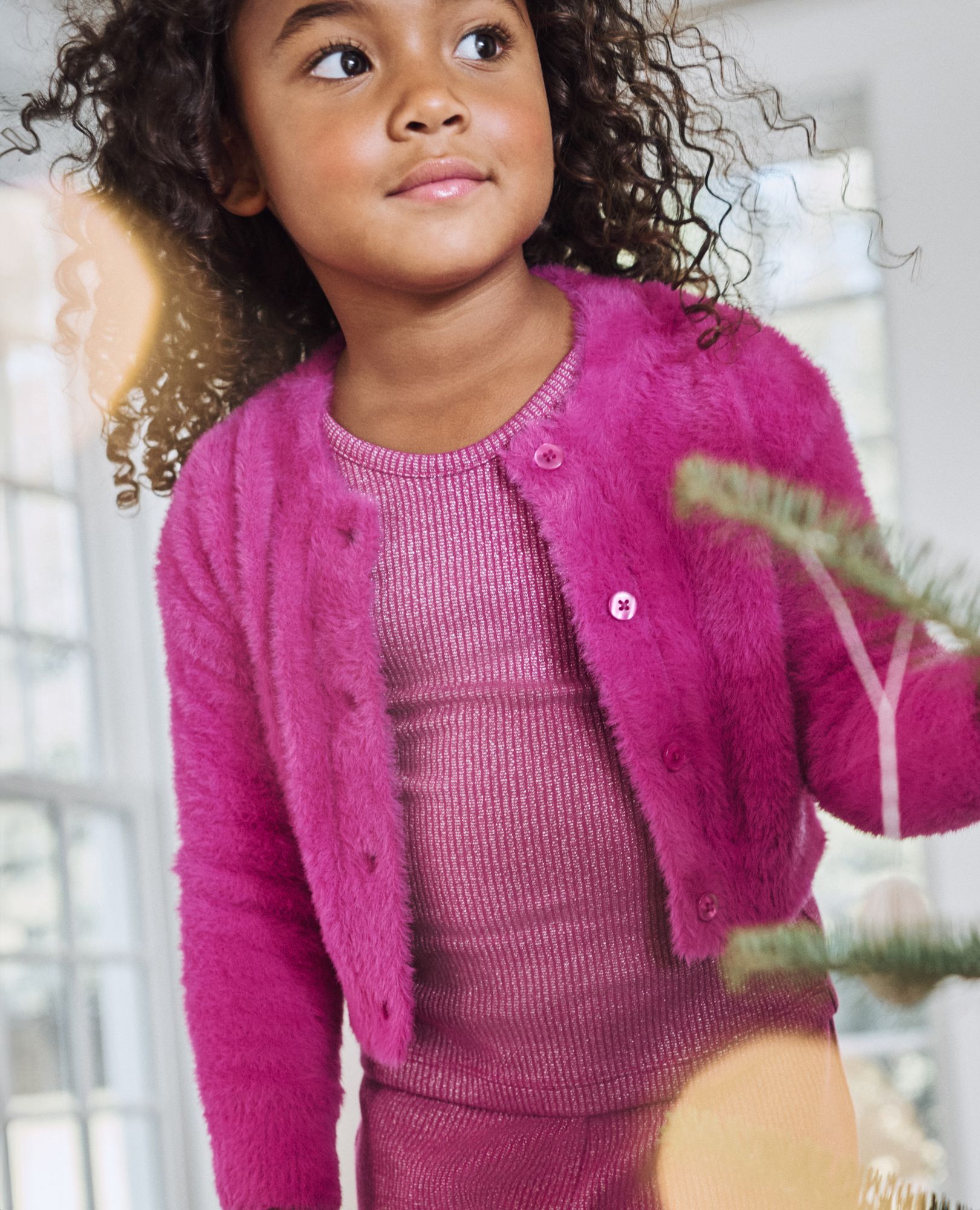 Long Sleeve Sparkle Skater Tee | Hanna Andersson