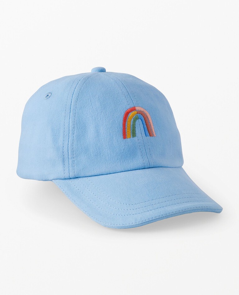 Embroidered Baseball Cap in Powder Blue - main