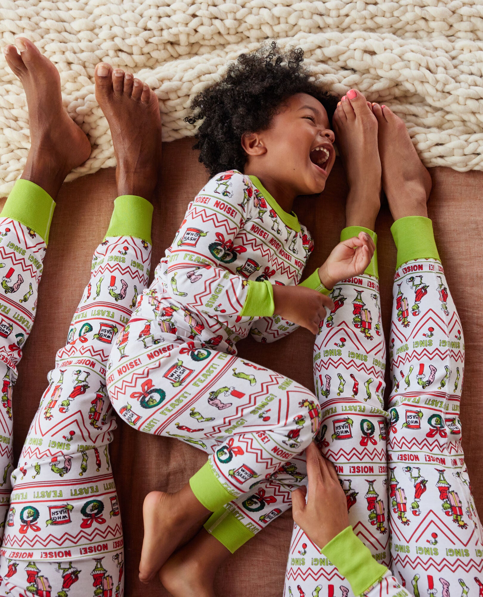 Grinch Fair Isle Matching Family Pajamas Hanna Andersson