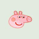 Peppa Pig HannaJams™ Pajama Set in Peppa Tossed Strawberry on Green - swatch