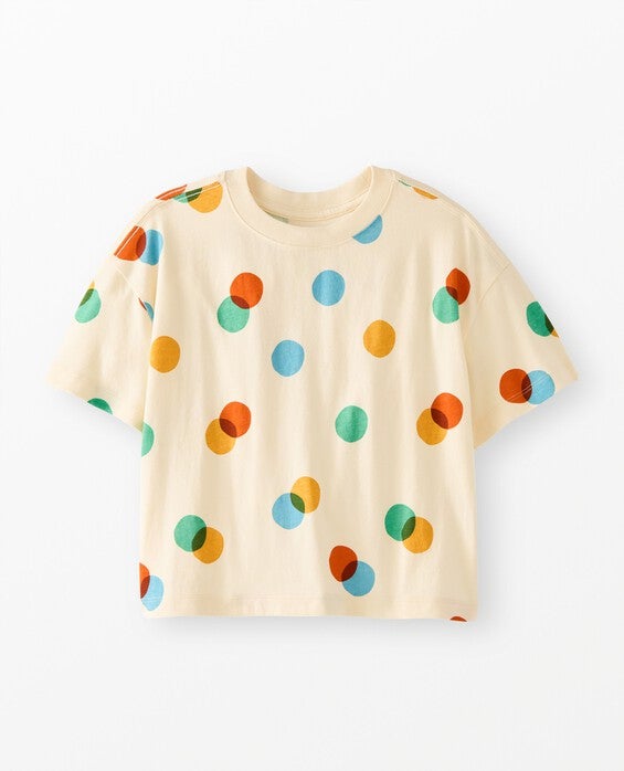 Colorful Dots Oversized T-Shirt in 100% Cotton - Size Toddler 3 by Hanna Andersson
