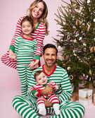 Holiday Red Stripe Matching Family Pajamas in  - main