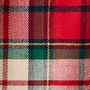 Holiday Flannel Ruffle Pajama Set in Red Holiday Plaid - swatch