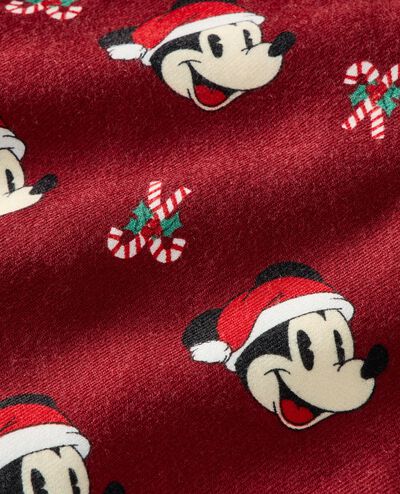 Women's Disney Mickey Mouse Holiday Flannel Pajama Set in Mickey Candy Cane - main