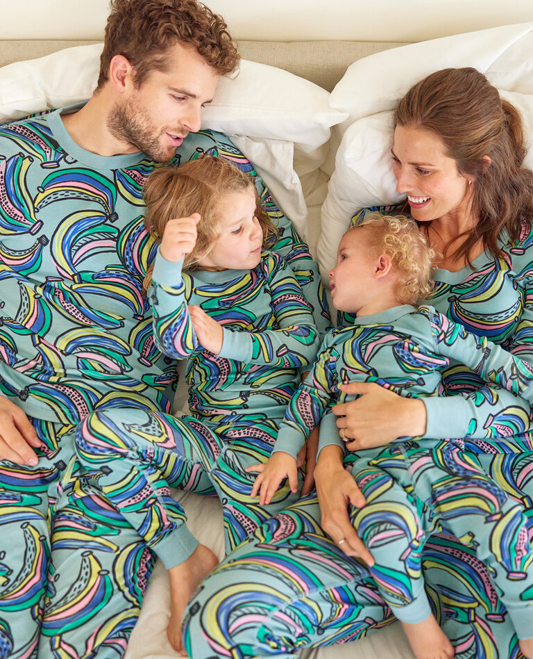 Blue Bananas Matching Family Pajamas in  - main