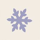 Disney Princess Biker Shorts in Frozen Snowflake Print - swatch