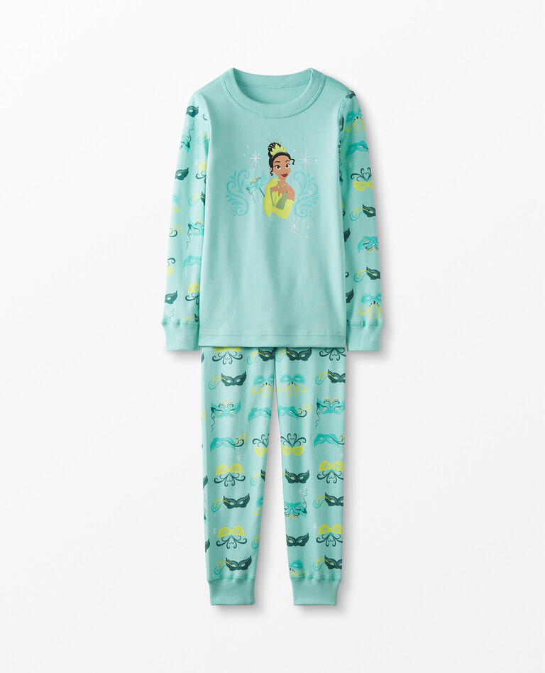 Disney Princess Halloween Long John Pajamas In Organic Cotton in Tiana - main