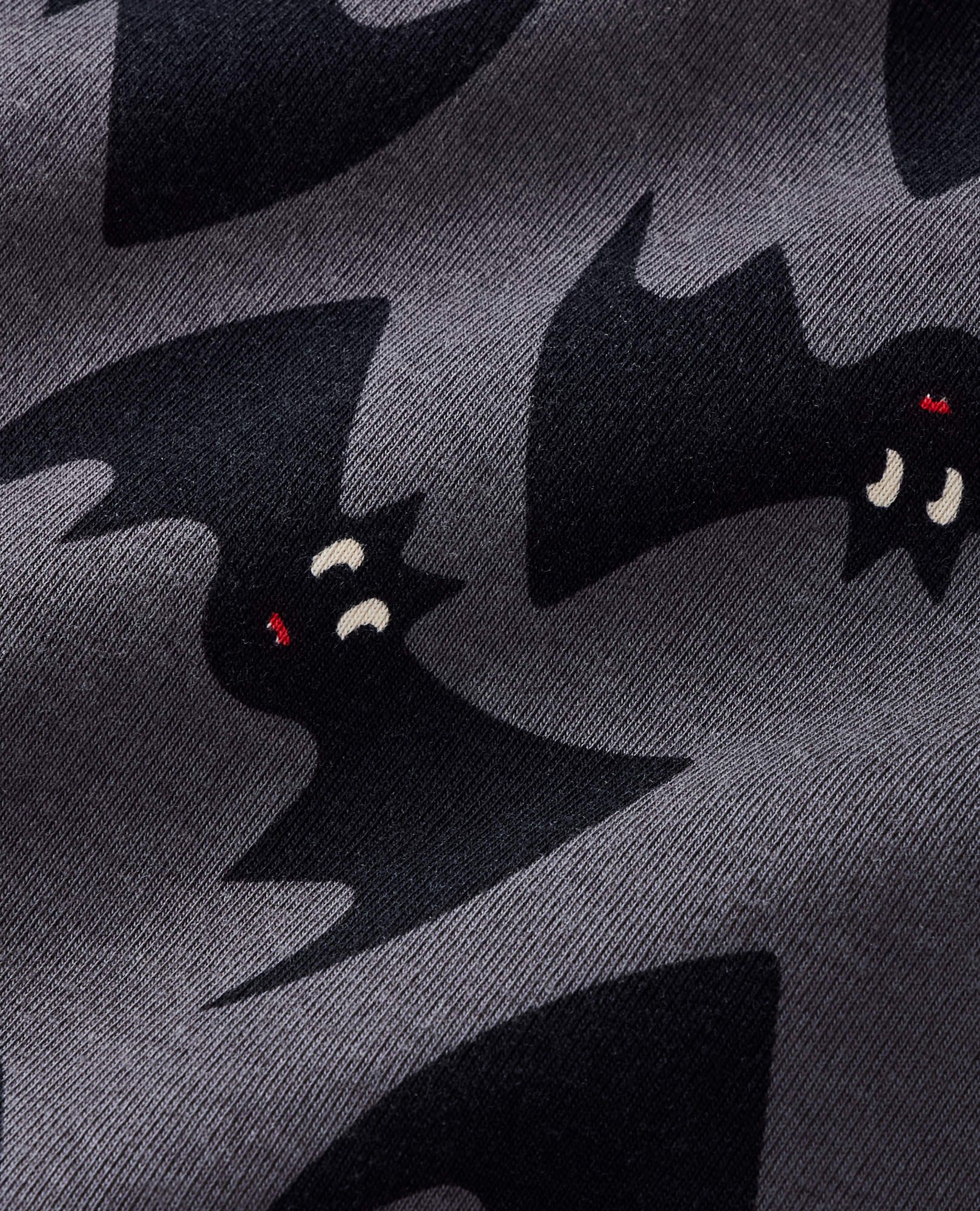 Halloween HannaJams™ Pajama Set in Batty on Granite Grey - main