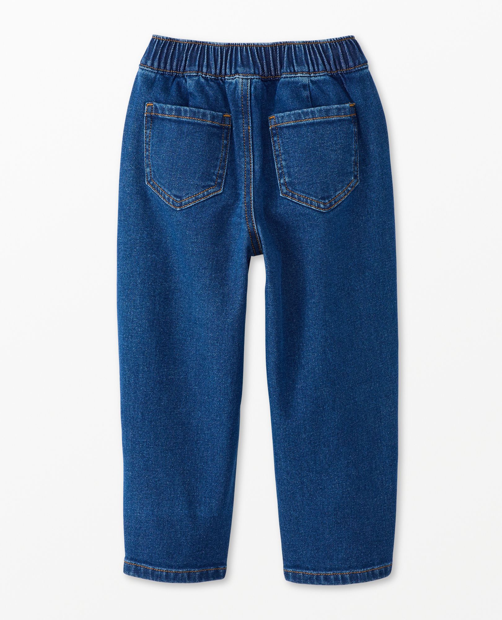 Denim Barrel Pants in Medium Denim Wash - main