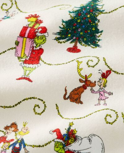Dr. Seuss Grinch Flannel Pajama Set in Grinch Multi - main