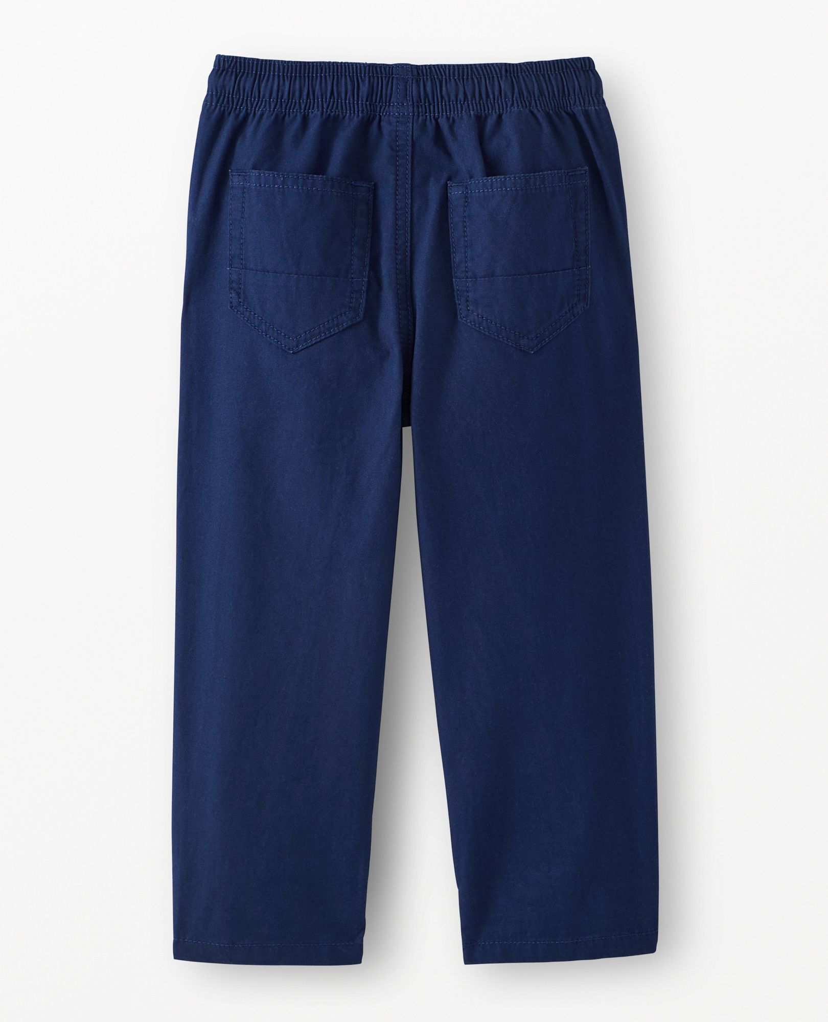 Canvas Pull-On Pants in Navy Blue - main