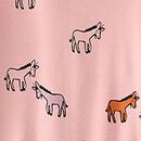 HannaJams™ Pajama Set in Donkeys on Powdered Rose - swatch