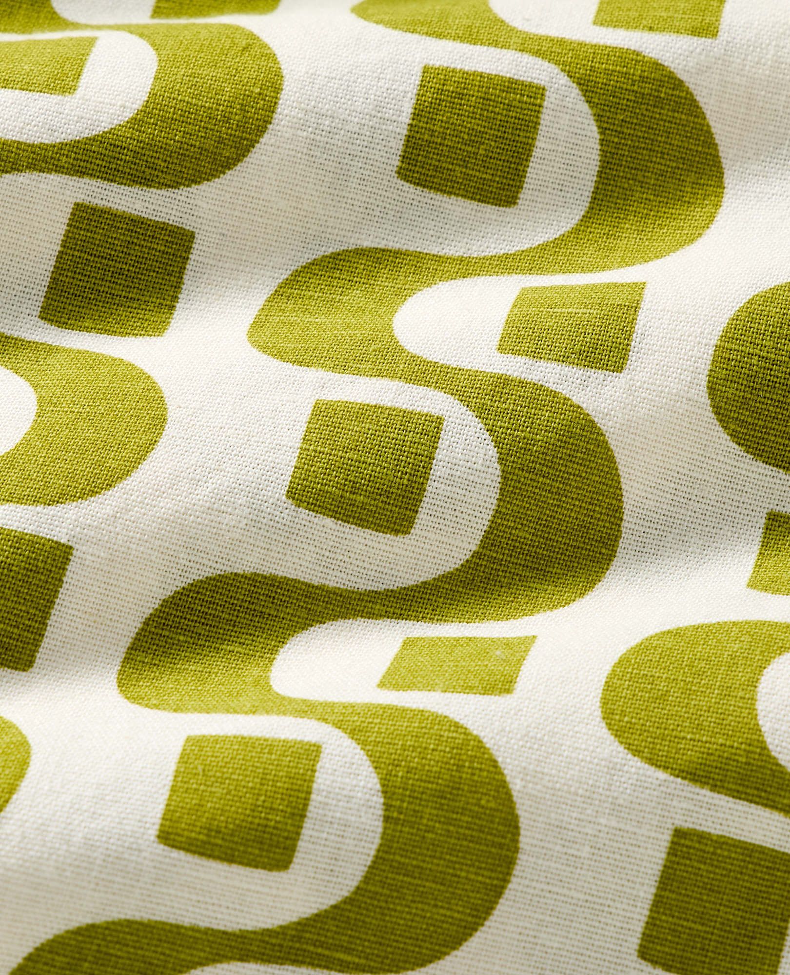 Sleeveless Linen Bow Strap Dress in Groovy Stripes on Ecru - main