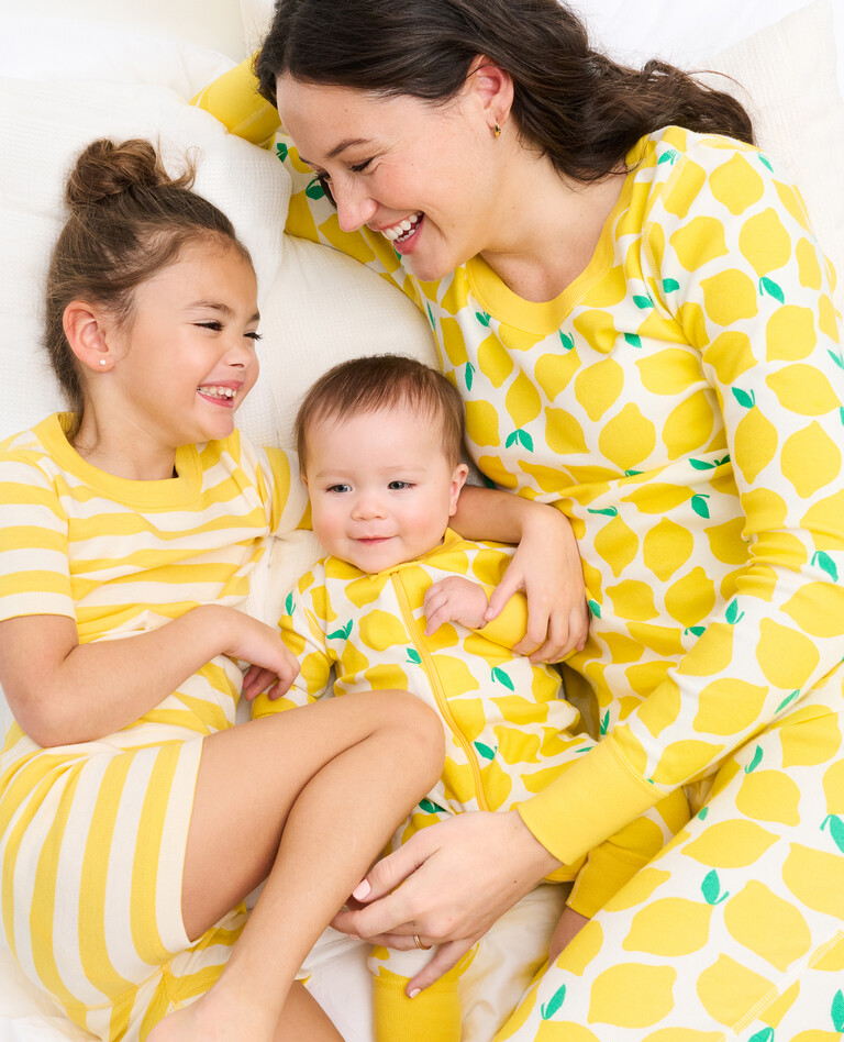 Lemon Stand Matching Family Pajama Set