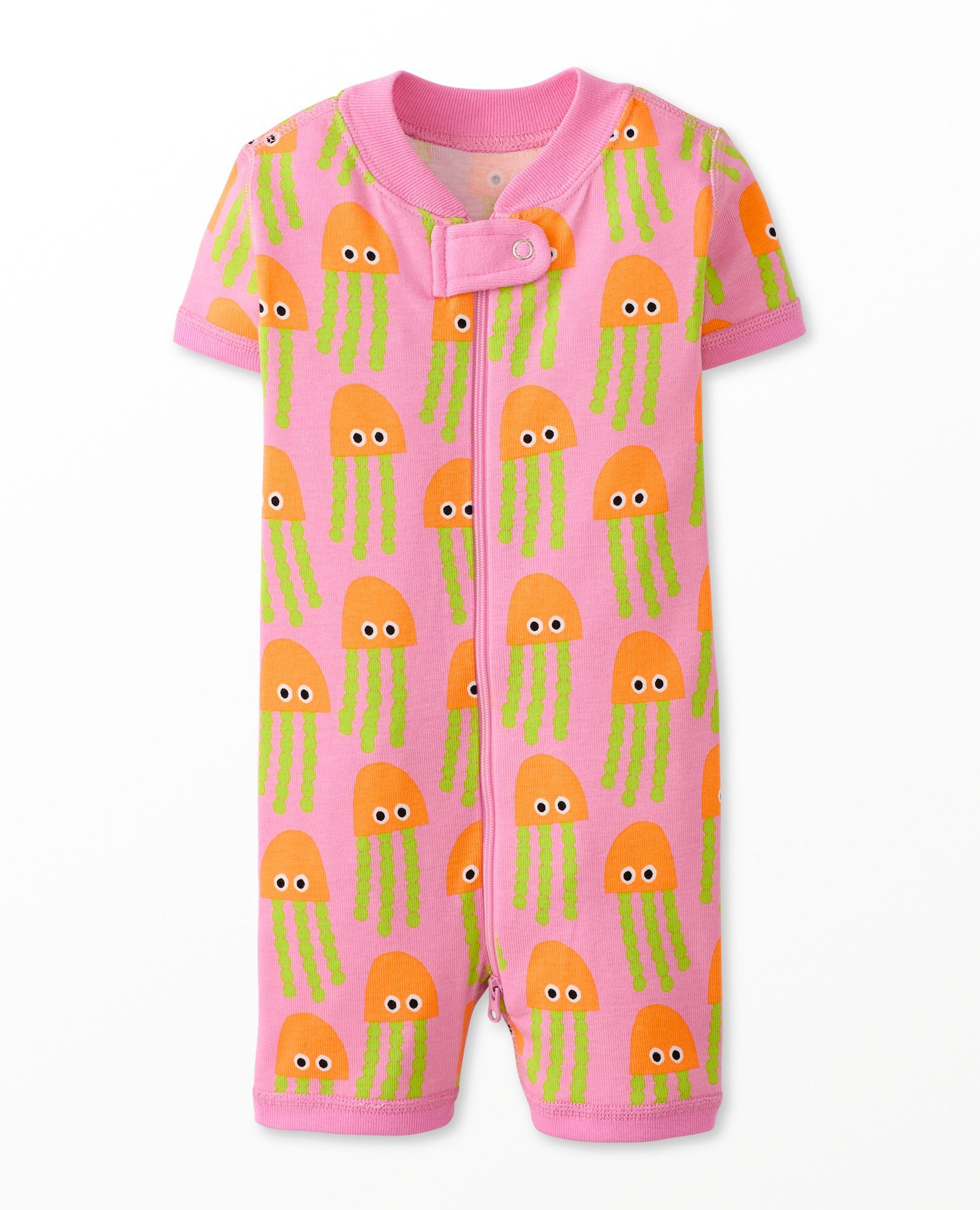Baby Print 2-Way Zip Shortie Sleeper | Hanna Andersson