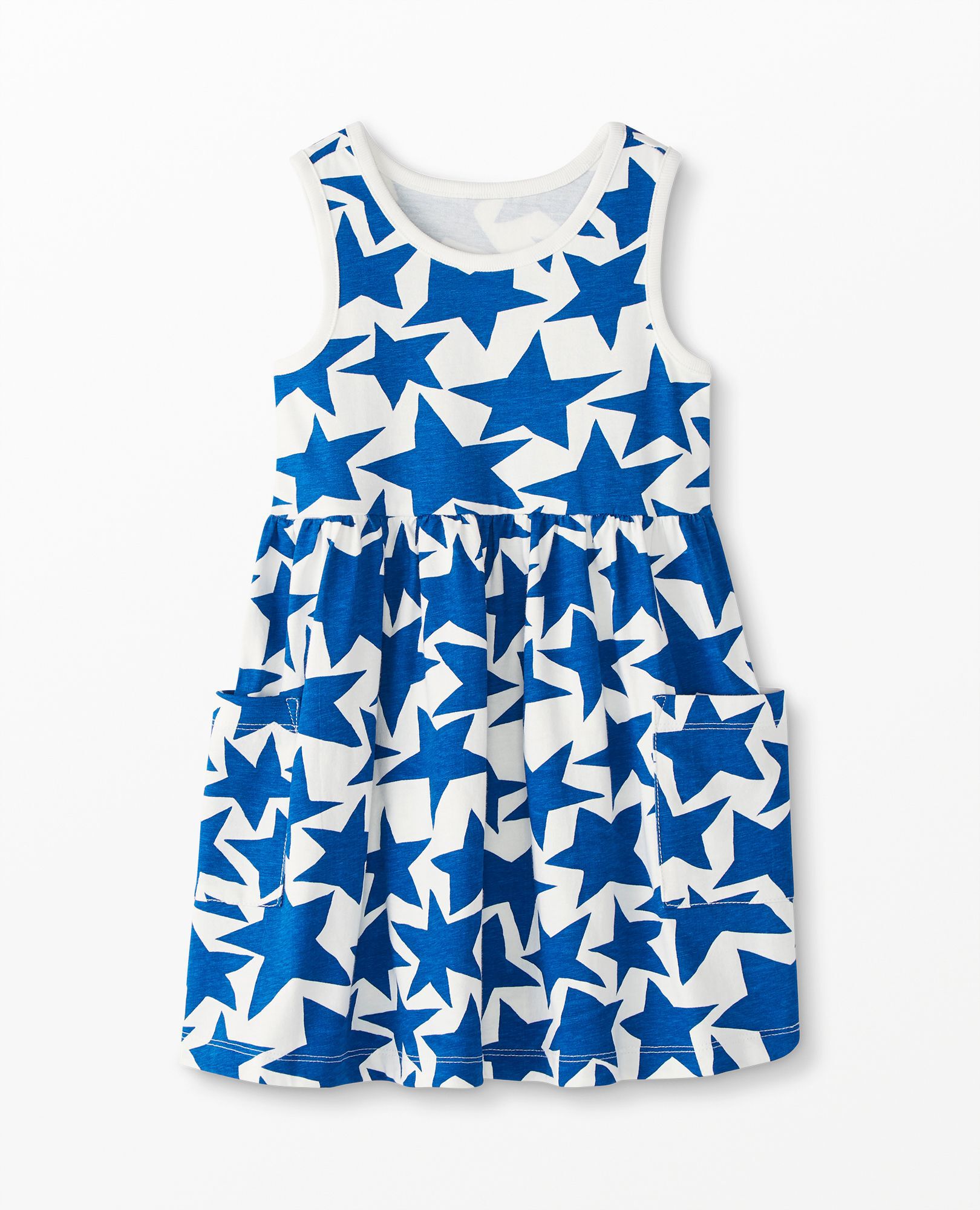 White star print dress shop