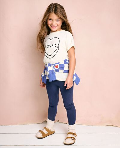 Leggings in Navy Blue - main