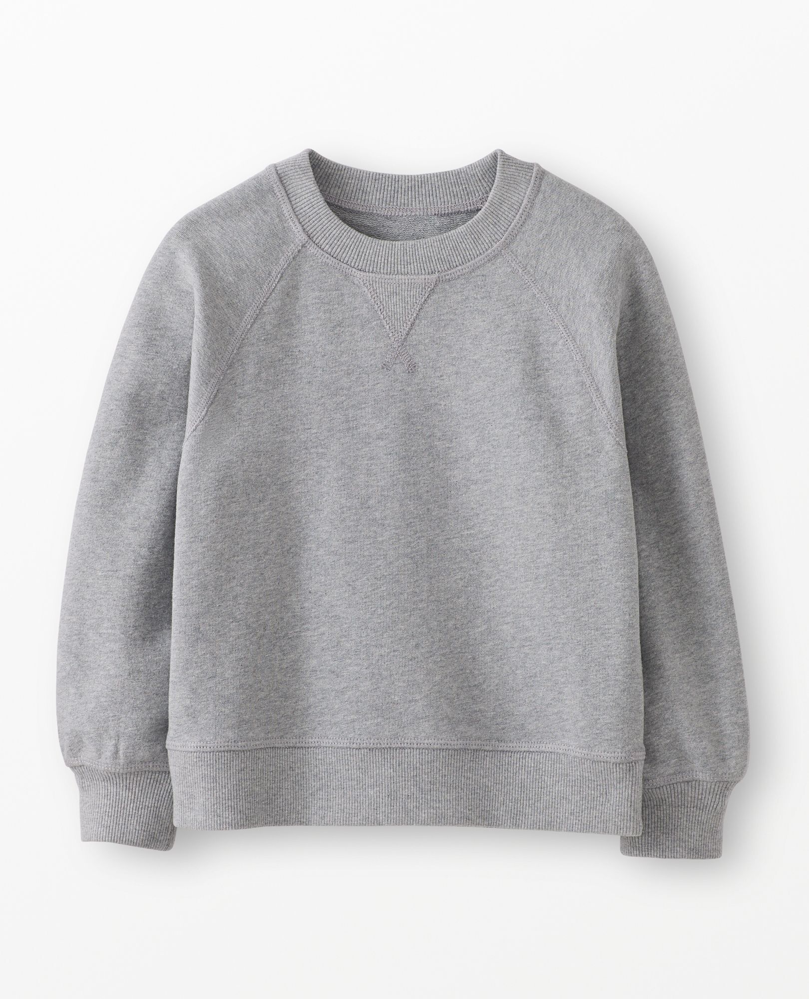 French Terry Sweatshirt in Heather Grey - main