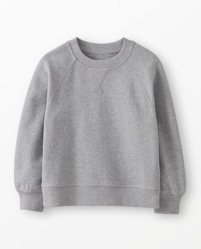 French Terry Sweatshirt in Heather Grey - main