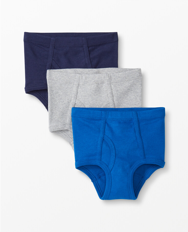 Moon and Back by Hanna Andersson Organic Underwear 5 Pack in Navy