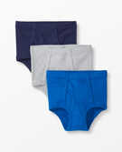 Classic Briefs In Organic Cotton 3-Pack in Navy/Heather Grey/Baltic Blue - main