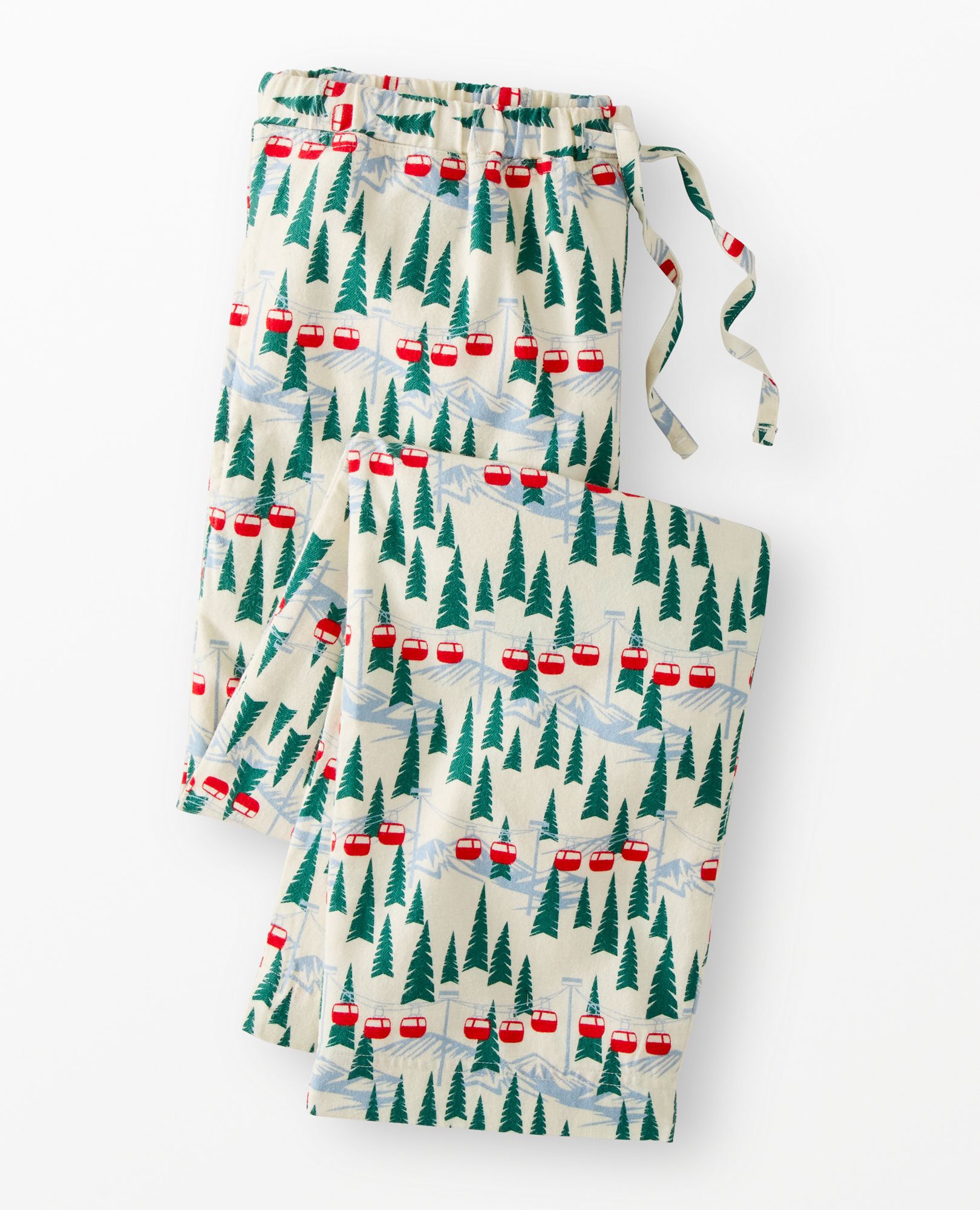 Adult Holiday Flannel Pajama Pants in Ski Ya Later - main