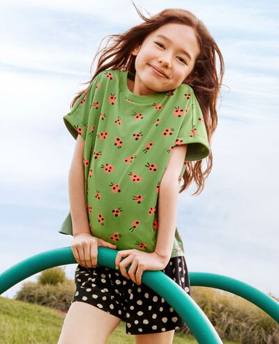 T-Shirt & Shorts Set in Lucky Ladybugs - main