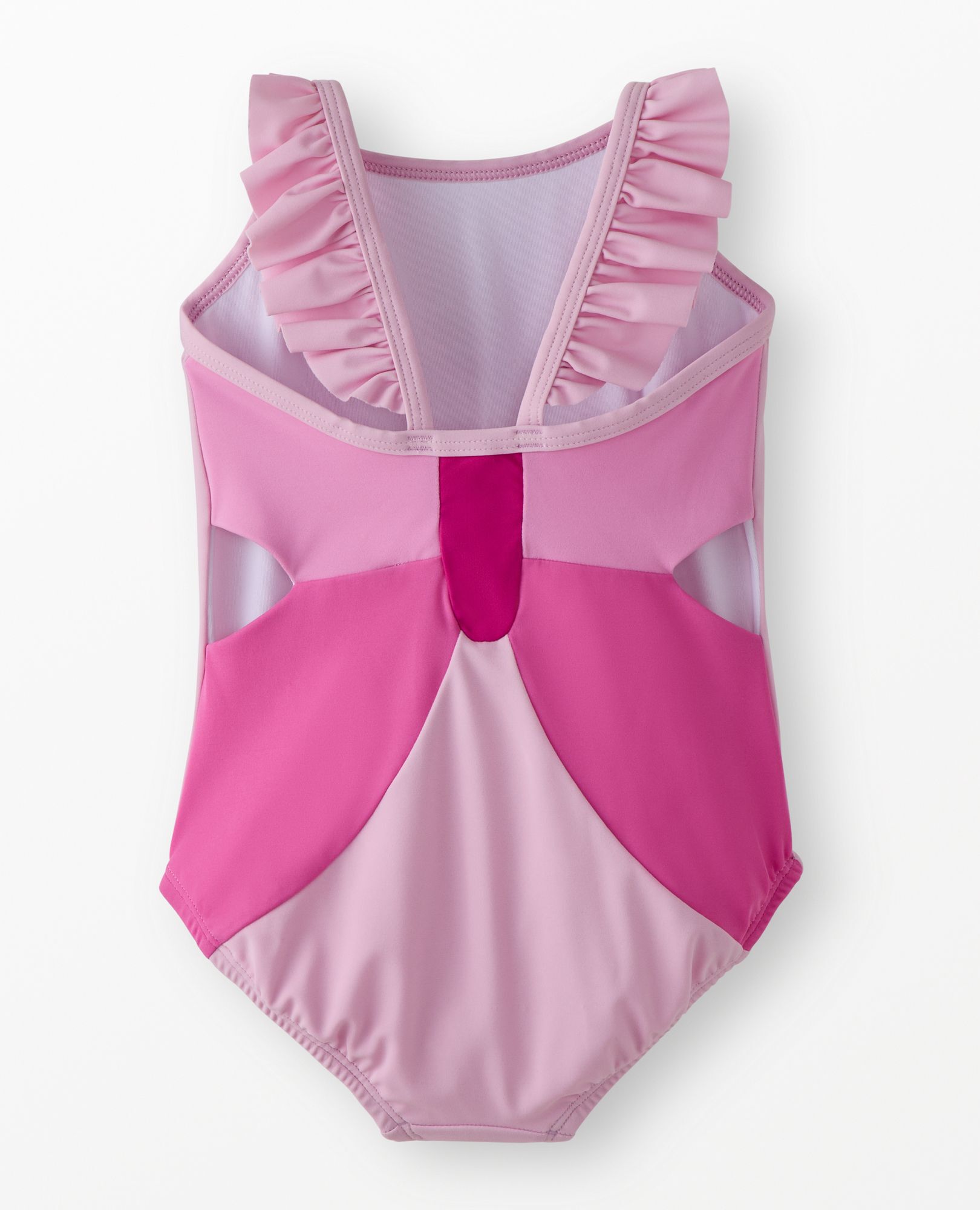One-Piece Butterfly Back Swimsuit in Pink Butterfly - main