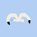 HannaJams™ Pajama Set in Seaside Seagulls - swatch