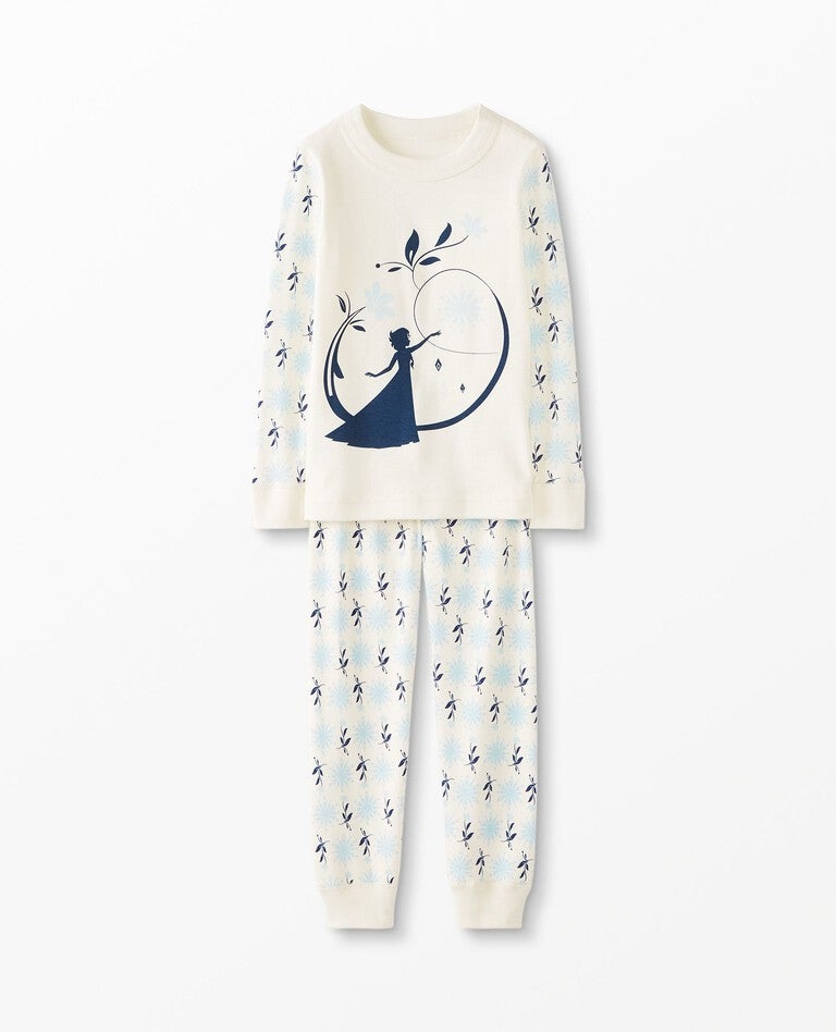 Bestuurbaar Verhoogd koppeling Disney Frozen 2 Winter Long John Pajama Set | Hanna Andersson
