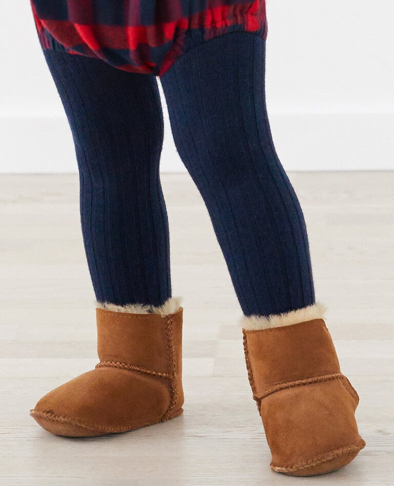 Baby Ribbed Knit Tights Hanna Andersson