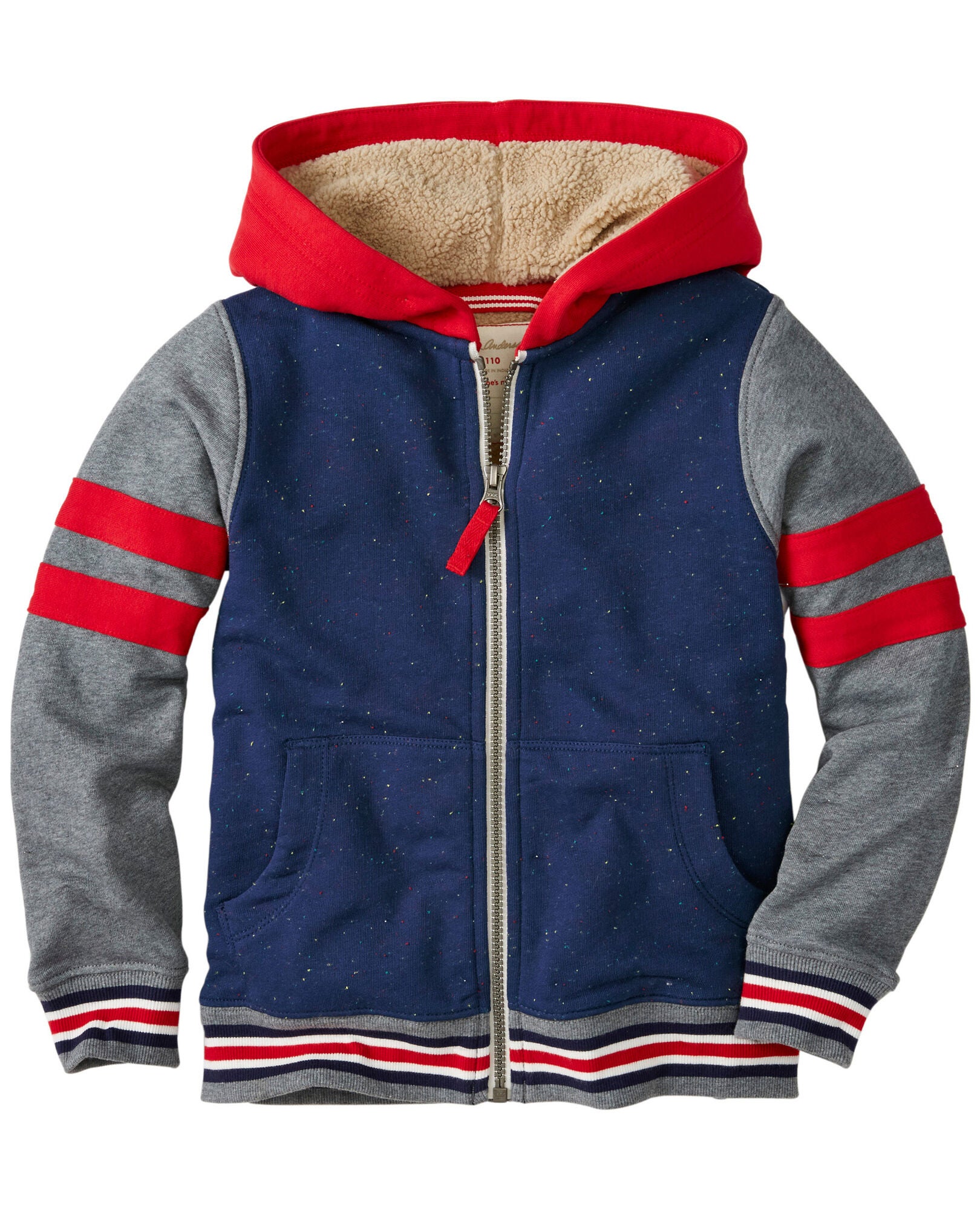 Hol Colorblock Sherpa Lined Hoodie Hanna Andersson Hanna Me Downs