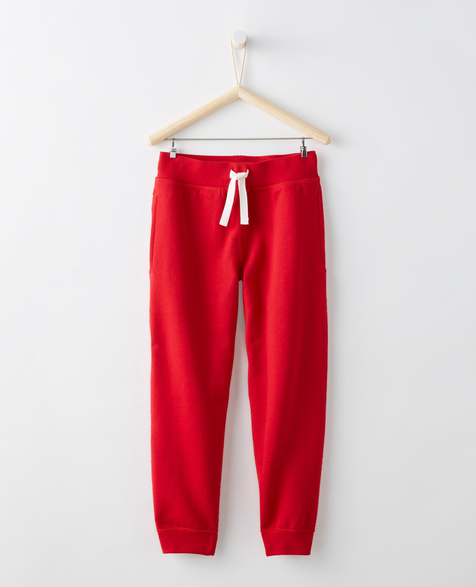 Bright red sweatpants store