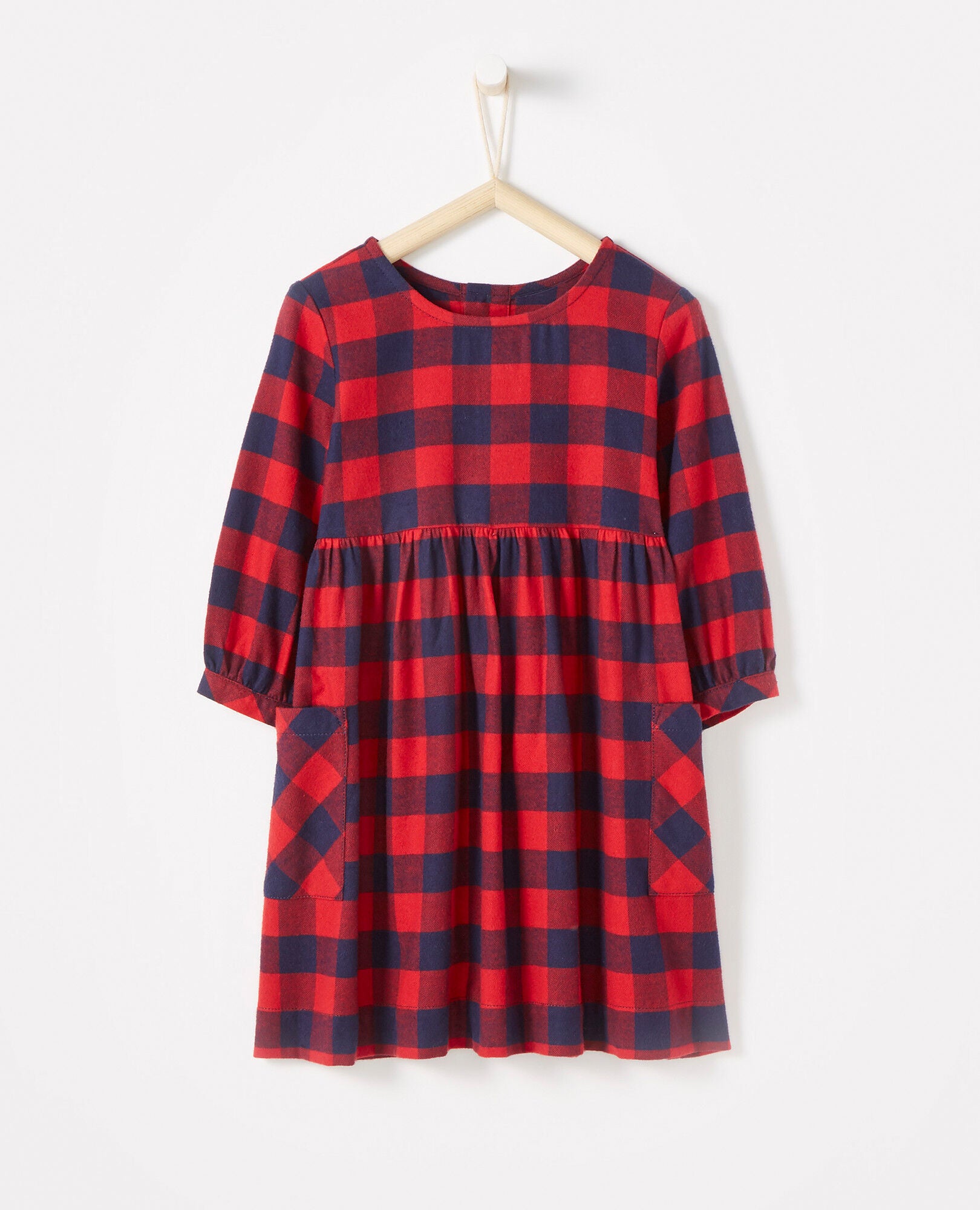 Hanna andersson plaid dress clearance