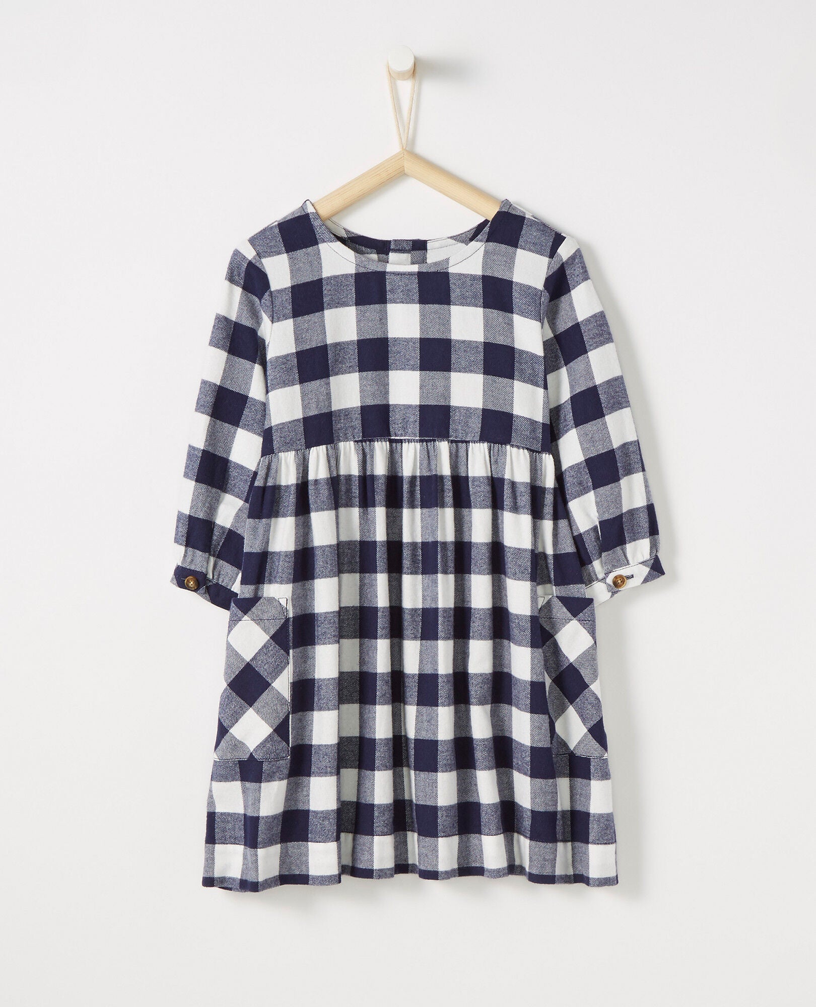 Buffalo Plaid Flannel Dress Hanna Andersson Hanna Me Downs