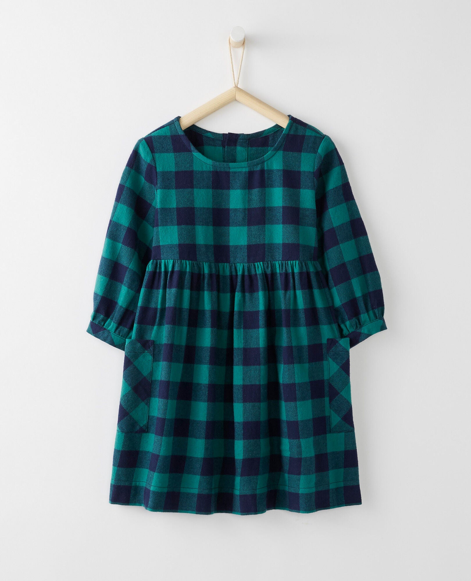 Buffalo Plaid Flannel Dress Hanna Andersson Hanna Me Downs