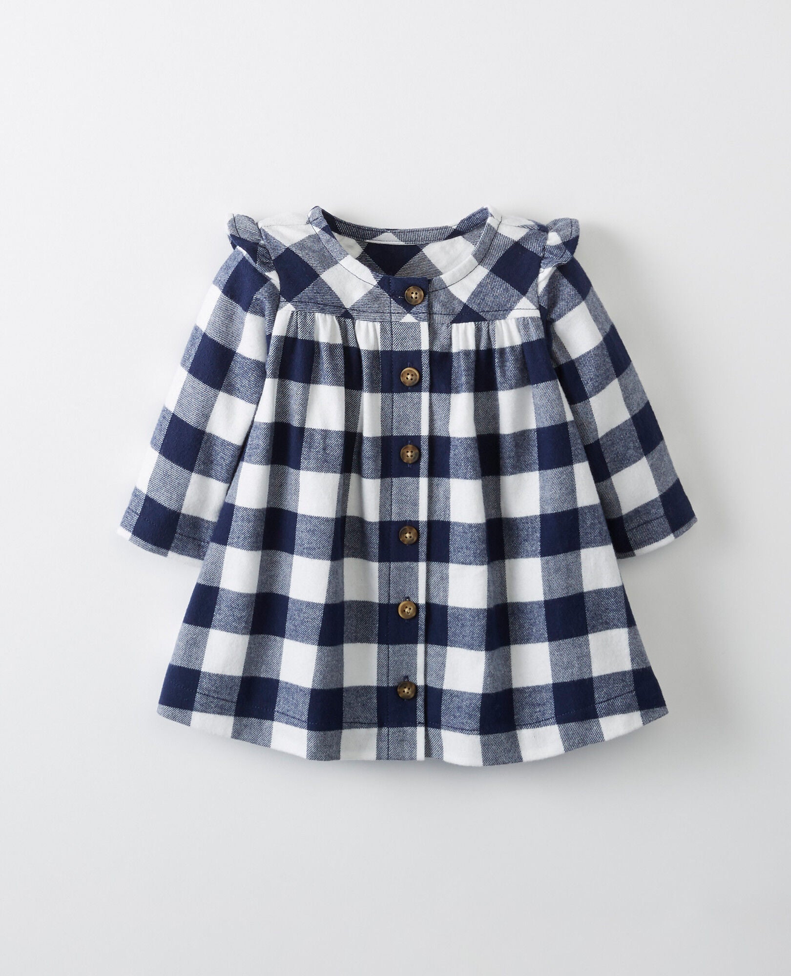Buffalo plaid flannel dress hot sale