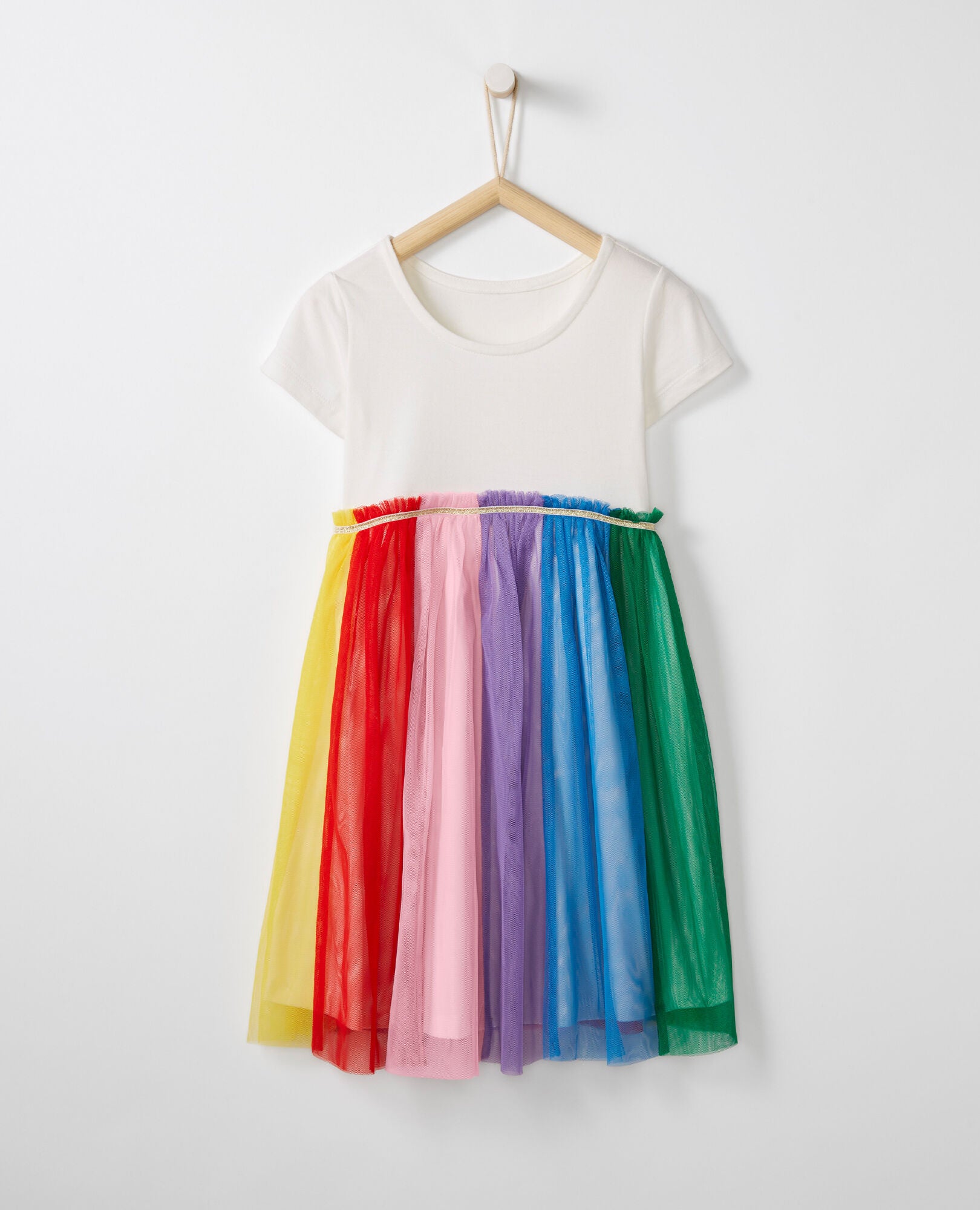 Rainbow Dress In Soft Tulle Hanna Andersson Hanna Me Downs