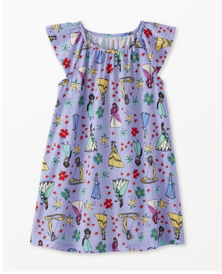 Disney Princess Short Sleeve Nightgown in Princesses on Sweet Lavender - main