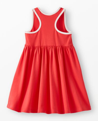 Racerback Dress with Pockets in Camellia Rose - main