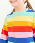 Print Sweatshirt In French Terry in Rainbow - main