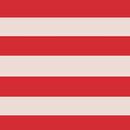 Relaxed Fit Mix-Striped T-Shirt in Tangy Red/Ecru - swatch