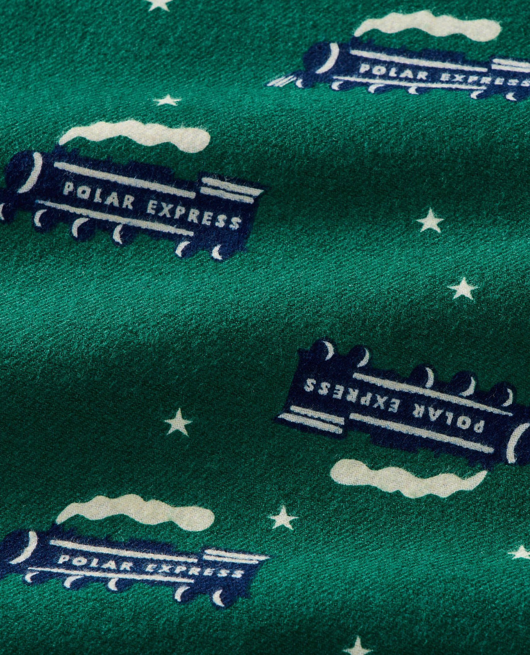 Women's Warner Bros™ Discovery The Polar Express Flannel Pajama Set in Polar Express Train - main