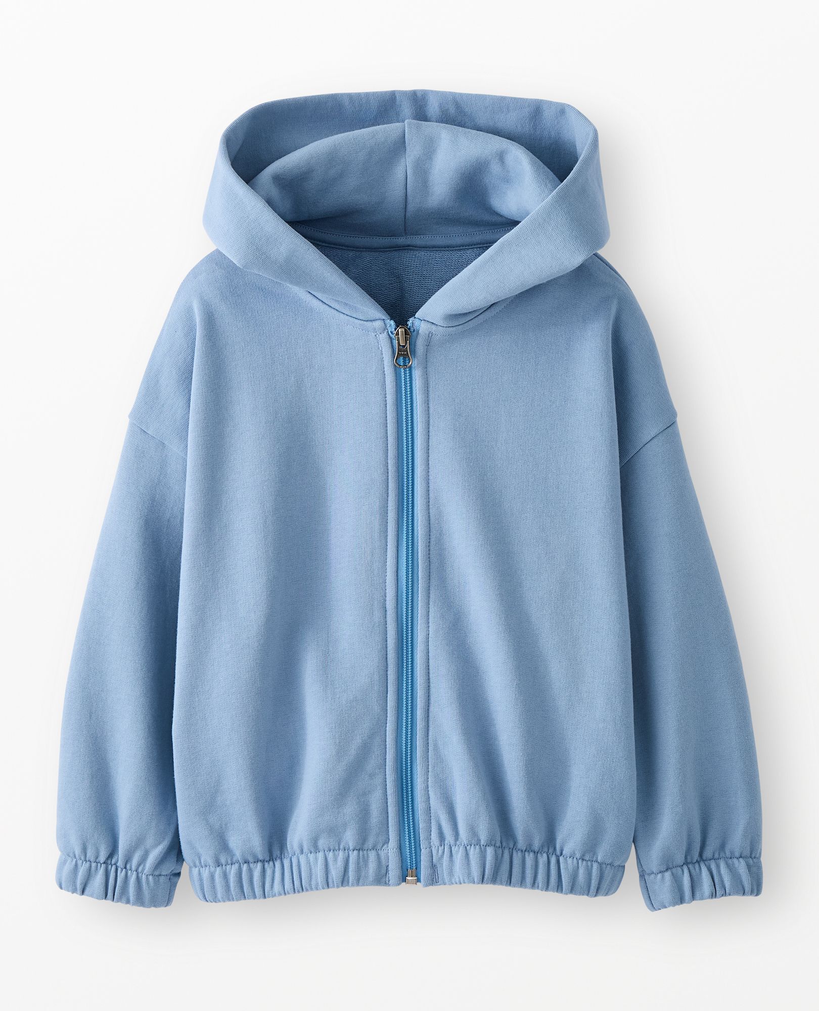 French Terry Hoodie in Forever Blue - main