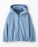 Oversized French Terry Hoodie in Forever Blue - main
